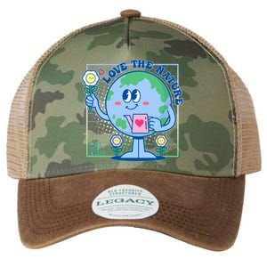 Cute Love The Nature Save The Earth Celebrate Earth Day Legacy Tie Dye Trucker Hat