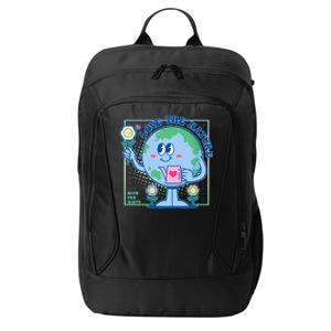 Cute Love The Nature Save The Earth Celebrate Earth Day City Backpack