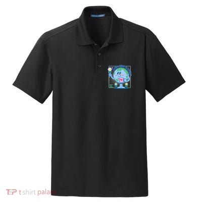 Cute Love The Nature Save The Earth Celebrate Earth Day Dry Zone Grid Polo