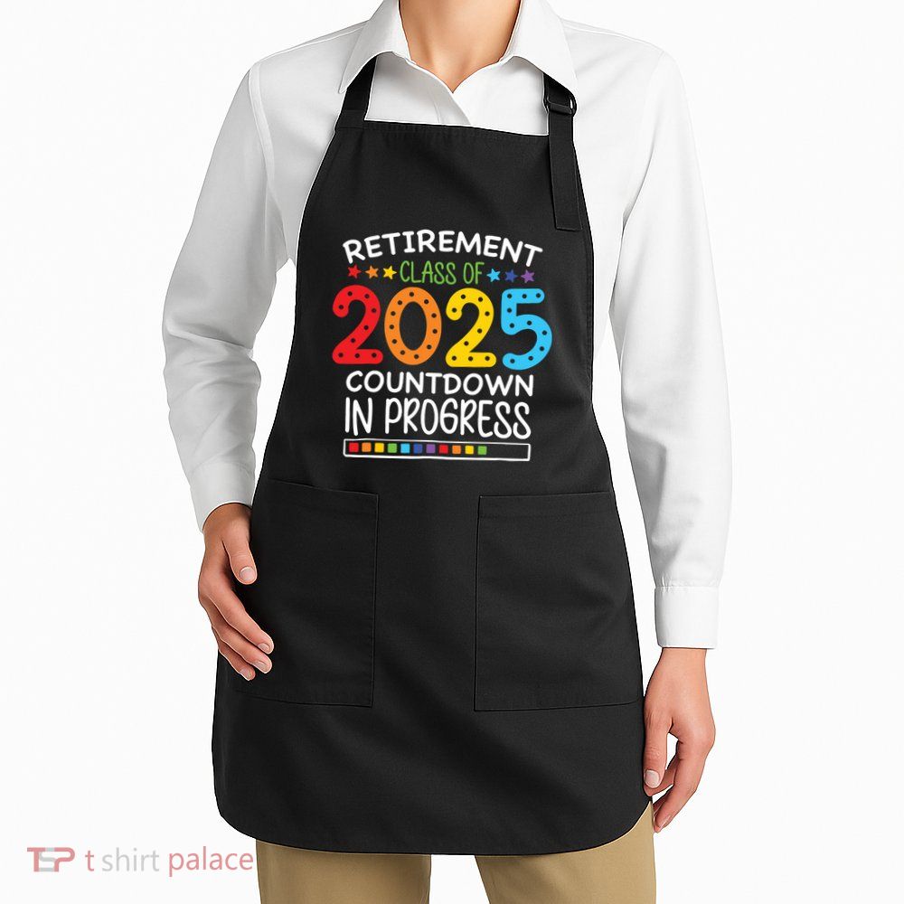 Countdown Loading Teacher Apron