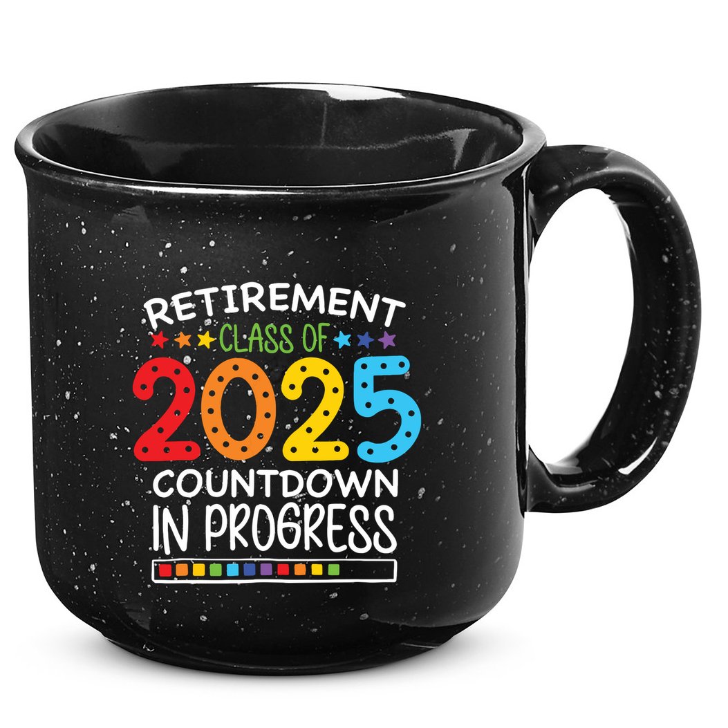 Countdown Loading Teacher 15oz Campfire Ceramic Mug