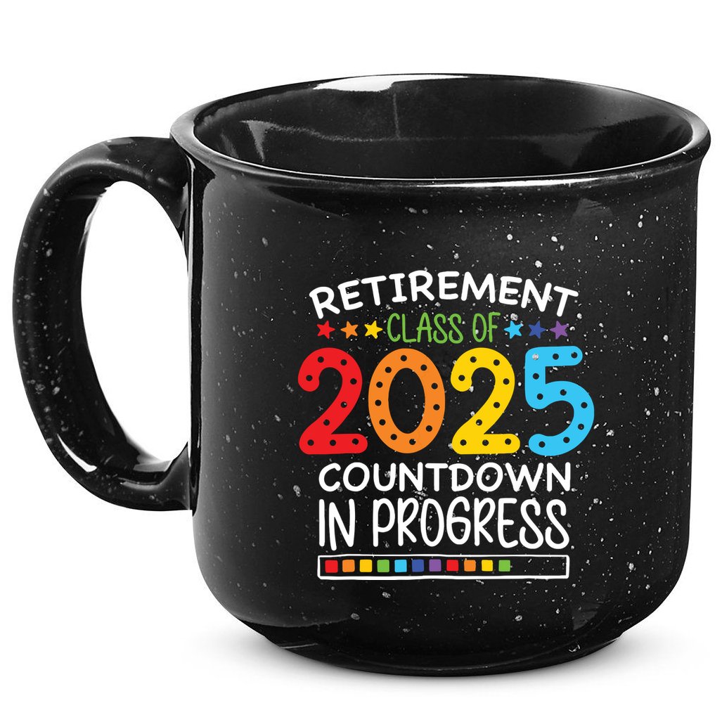 Countdown Loading Teacher 15oz Campfire Ceramic Mug