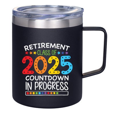 Countdown Loading Teacher 12oz Stainless Steel Coffee Mug