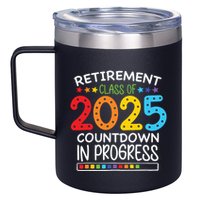 Countdown Loading Teacher 12oz Stainless Steel Coffee Mug