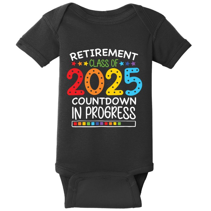 Countdown Loading Teacher Baby Bodysuit