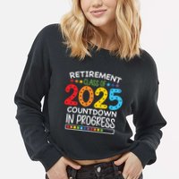 Countdown Loading Teacher Cropped Pullover Crew