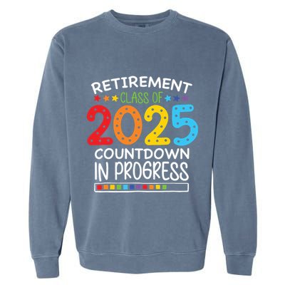 Countdown Loading Teacher Garment-Dyed Sweatshirt