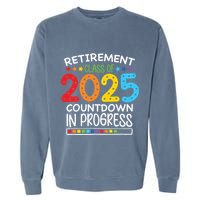 Countdown Loading Teacher Garment-Dyed Sweatshirt