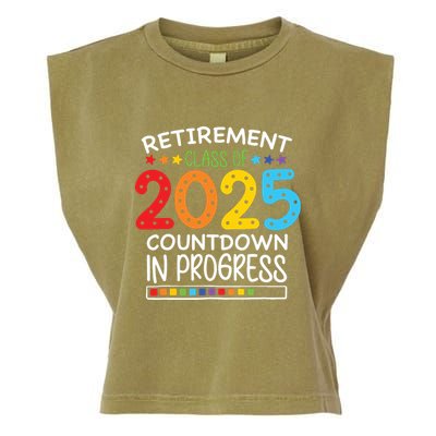 Countdown Loading Teacher Garment-Dyed Women's Muscle Tee