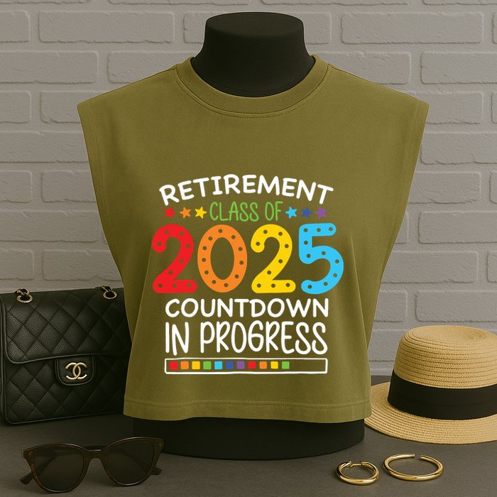 Countdown Loading Teacher Garment-Dyed Women's Muscle Tee