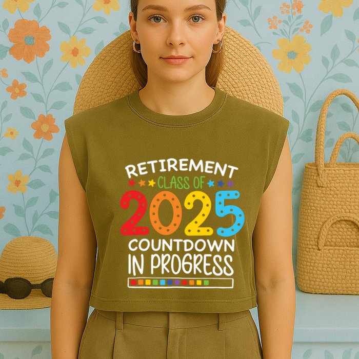 Countdown Loading Teacher Garment-Dyed Women's Muscle Tee