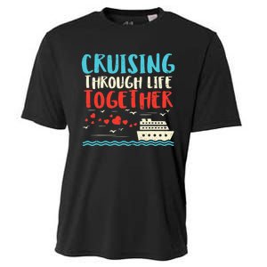 Cruising Life Together Anniversary Cruise Trip Cooling Performance Crew T-Shirt