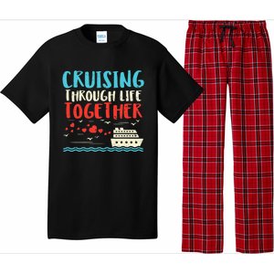 Cruising Life Together Anniversary Cruise Trip Pajama Set