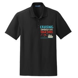 Cruising Life Together Anniversary Cruise Trip Dry Zone Grid Polo