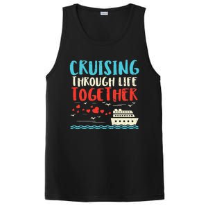 Cruising Life Together Anniversary Cruise Trip PosiCharge Competitor Tank