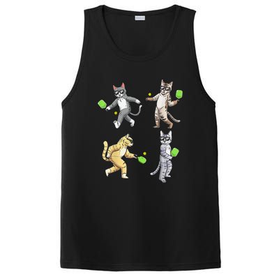 Cats Love To Play Pickleball Too Fun Player Paddle PosiCharge Competitor Tank