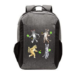 Cats Love To Play Pickleball Too Fun Player Paddle Vector Backpack