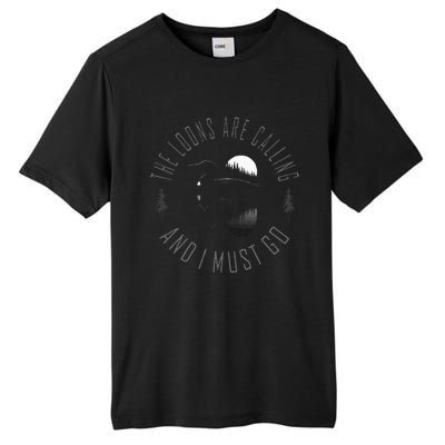 Common Loon The Loons Are Calling And I Must Go Tall Fusion ChromaSoft Performance T-Shirt