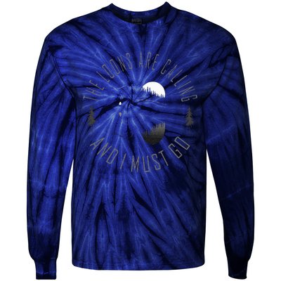 Common Loon The Loons Are Calling And I Must Go Tie-Dye Long Sleeve Shirt