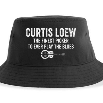 Curtis Loew The Finest Picker To Ever Play The Blues Sustainable Bucket Hat