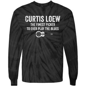 Curtis Loew The Finest Picker To Ever Play The Blues Tie-Dye Long Sleeve Shirt