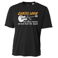 Curtis Loew The Finest Picker To Ever Play The Blues Cooling Performance Crew T-Shirt