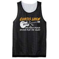 Curtis Loew The Finest Picker To Ever Play The Blues Mesh Reversible Basketball Jersey Tank