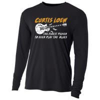 Curtis Loew The Finest Picker To Ever Play The Blues Cooling Performance Long Sleeve Crew