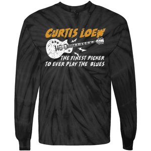 Curtis Loew The Finest Picker To Ever Play The Blues Tie-Dye Long Sleeve Shirt