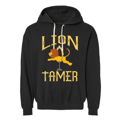 Circus Lion Tamer Lion Tamer Costume Garment-Dyed Fleece Hoodie