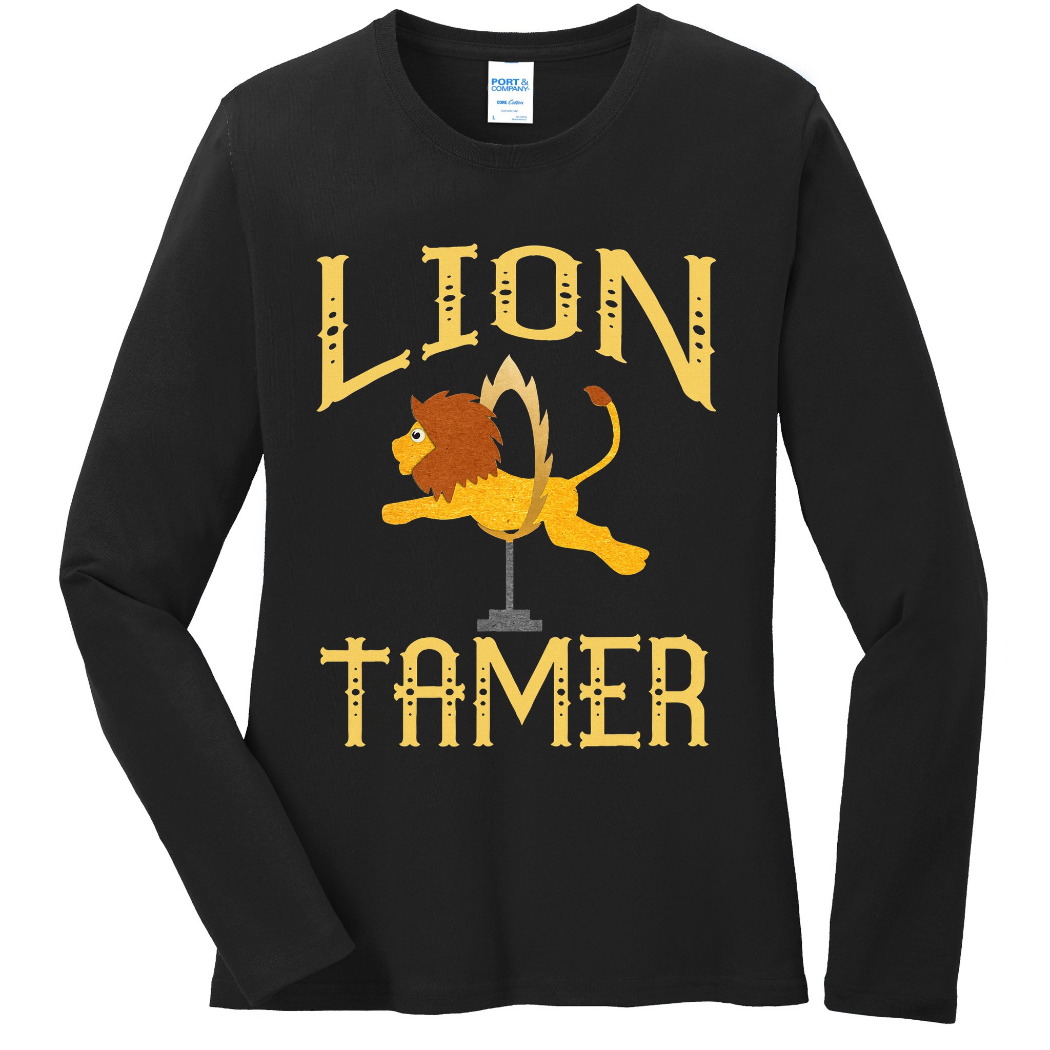 Circus Lion Tamer Lion Tamer Costume Ladies Long Sleeve Shirt