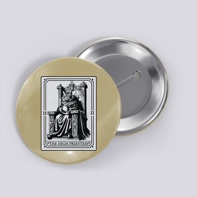 Cat Lovers Tarot Card Kitten Tarot Card The High Priestess Button