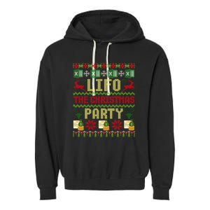 Cpa Lifo The Christmas Party Ugly Accountant Sweater Xmas Long Sleeve Garment-Dyed Fleece Hoodie