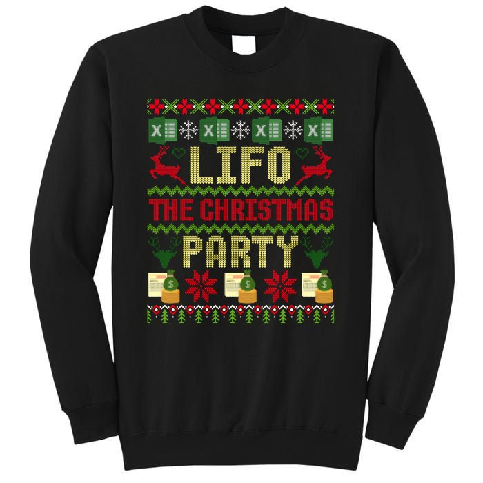 Cpa Lifo The Christmas Party Ugly Accountant Sweater Xmas Long Sleeve Sweatshirt