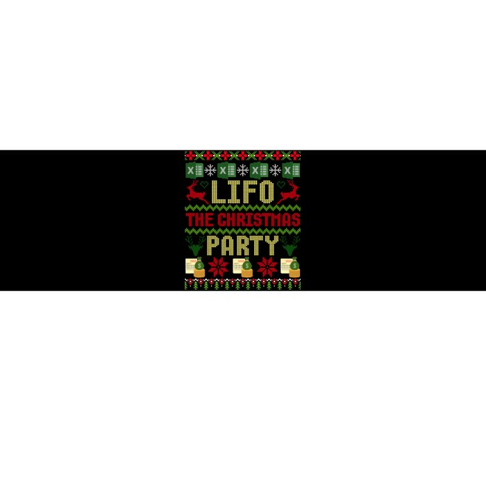 Cpa Lifo The Christmas Party Ugly Accountant Sweater Xmas Long Sleeve Bumper Sticker