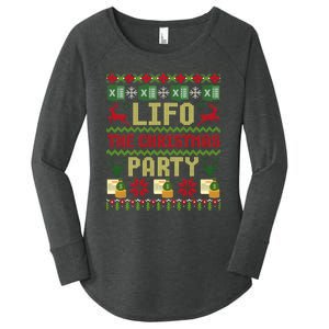 Cpa Lifo The Christmas Party Ugly Accountant Sweater Xmas Long Sleeve Women's Perfect Tri Tunic Long Sleeve Shirt