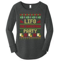 Cpa Lifo The Christmas Party Ugly Accountant Sweater Xmas Long Sleeve Women's Perfect Tri Tunic Long Sleeve Shirt