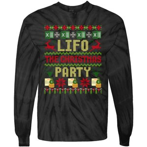 Cpa Lifo The Christmas Party Ugly Accountant Sweater Xmas Long Sleeve Tie-Dye Long Sleeve Shirt