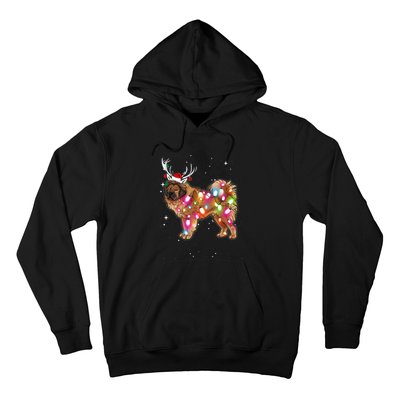 Christmas Lights Tibetan Mastiff Dog Hoodie