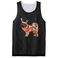 Christmas Lights Tibetan Mastiff Dog Mesh Reversible Basketball Jersey Tank