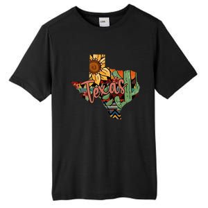 Cute Love Texas State Cactus Sunflower Tall Fusion ChromaSoft Performance T-Shirt