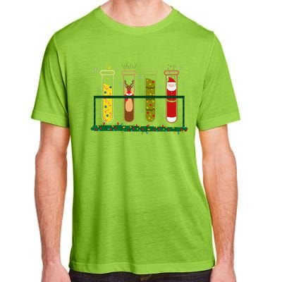 Christmas Lab Technician Laboratory Tech Holiday Party Adult ChromaSoft Performance T-Shirt