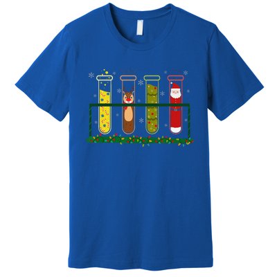 Christmas Lab Technician Laboratory Tech Holiday Party Premium T-Shirt