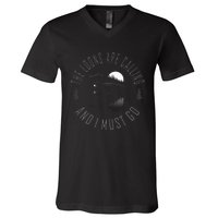 Common Loon The Loons Are Calling And I Must Go V-Neck T-Shirt