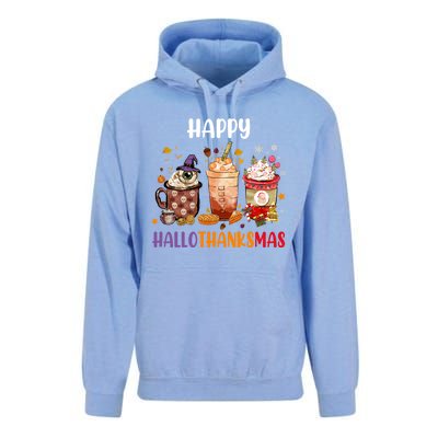 Coffee Latte Thankgiving Funny Happy Hallothanksmas Great Gift Unisex Surf Hoodie