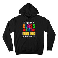 Class List That Kids Back To School Hoodie