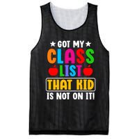 Class List That Kids Back To School Mesh Reversible Basketball Jersey Tank