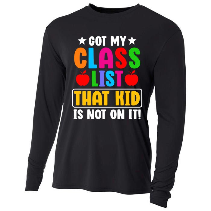 Class List That Kids Back To School Cooling Performance Long Sleeve Crew