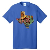 Cute Love Texas State Cactus Sunflower Tall T-Shirt