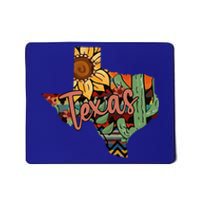 Cute Love Texas State Cactus Sunflower Mousepad